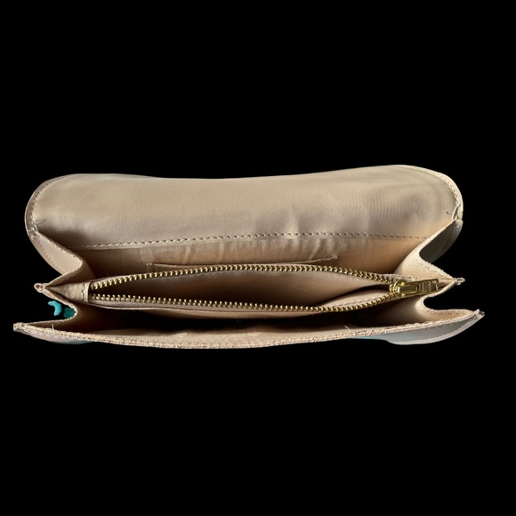 October Jaipur Vegan Leather Envelope Clutch, NWOT - Picture 4 of 7